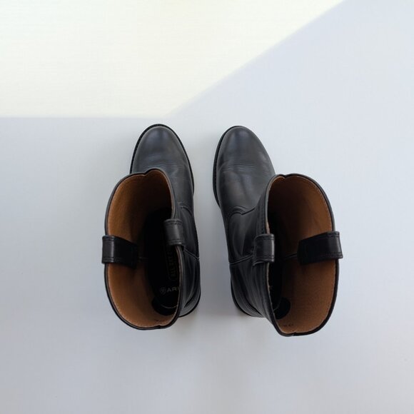 Ariat Men’s Heritage Roper Round Toe Western Boot - 9 Wide (EE) - Black - Picture 5 of 7